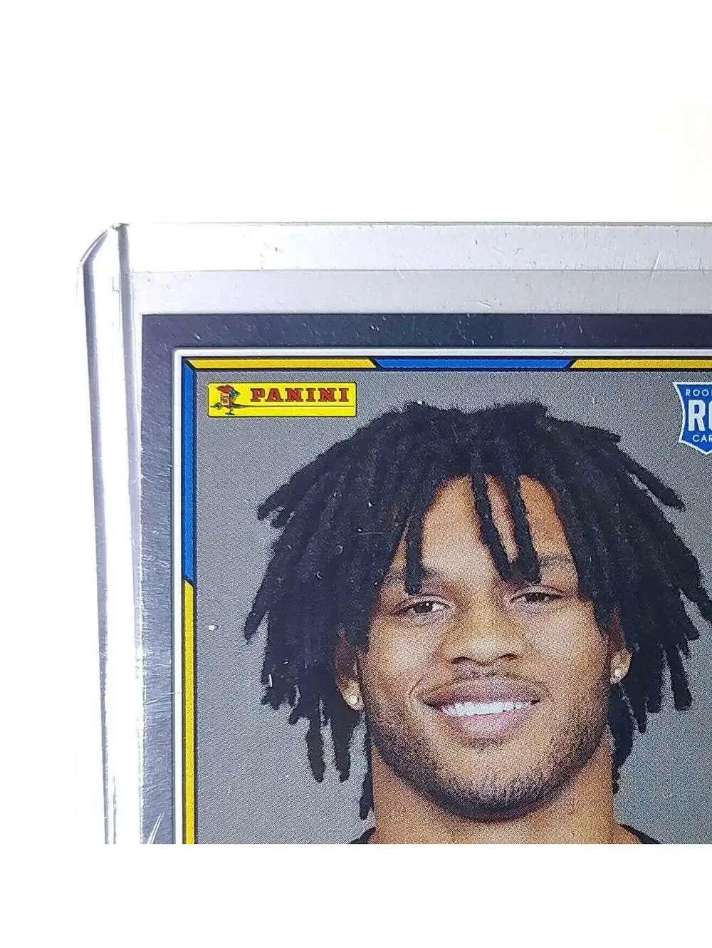 Omarion Hampton 2025 Panini NFL #79 Foil Sticker Card Los Angeles Chargers